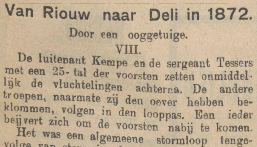Koran De Sumatra Post tanggal 27-08-1915