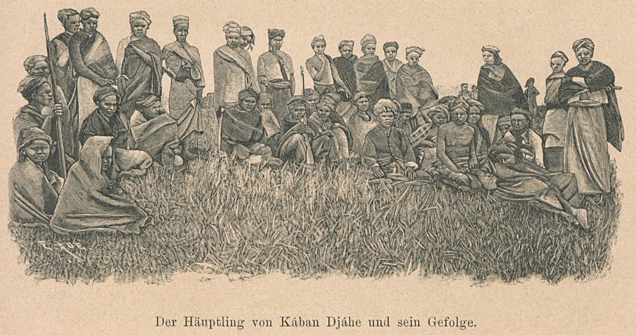 Dari buku Joachim Freiherr von Brenner tahun 1894 berjudul "Besuch bei den Kannibalen Sumatras"