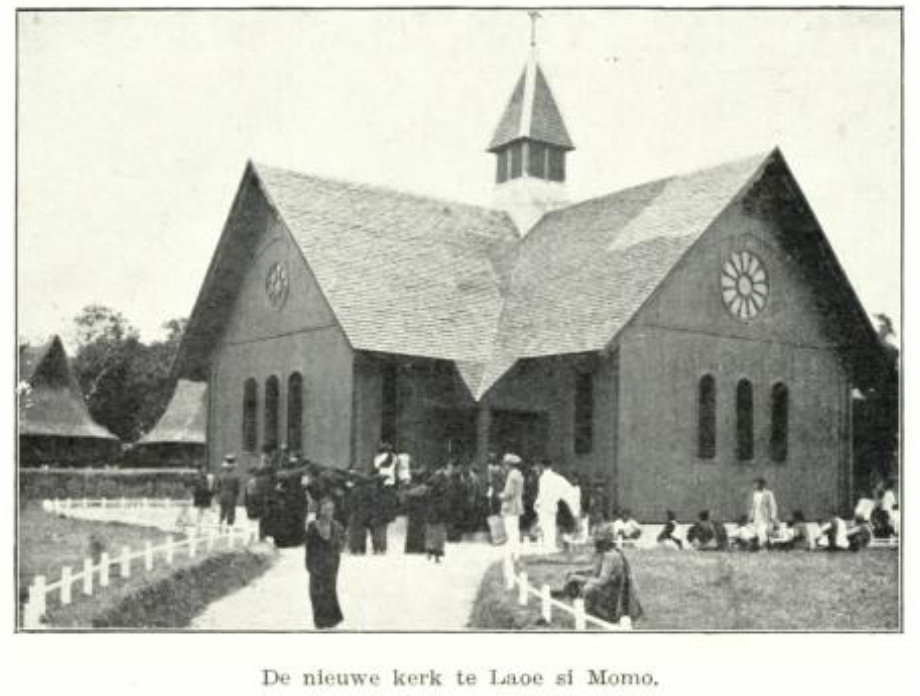 Gereja baru di Lau Simomo